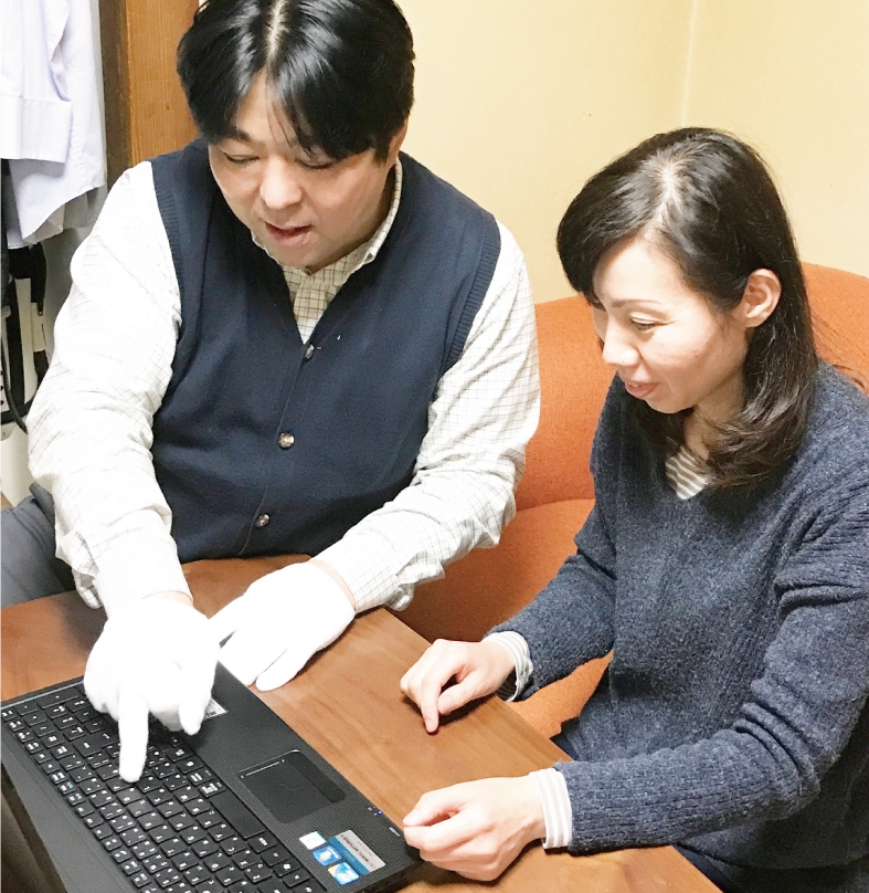 修理作業の様子（サンプル）