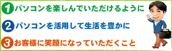 パソコン修理 京都 NCOは、パソコンを直すだけではなく、安心して使えるようにサポート